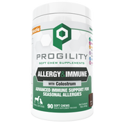 Progility Allergy Relief with Colostrum Soft Chew Dog Supplement - Veterinarian Formulated