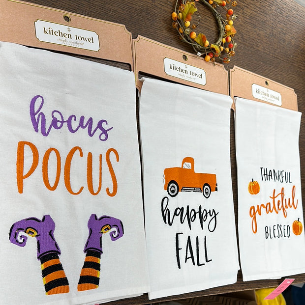 Simply Southern Fall Kitchen Towels