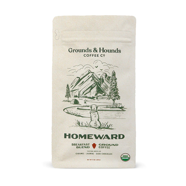 Grounds and Hounds  Homeward Breakfast Blend Roast Coffee