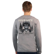 Simply Southern Mud Life Gray Long Sleeve