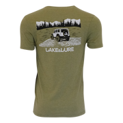 LAKE&LURE OVERLOOK BLEND TEE - UNISEX - Olive Green