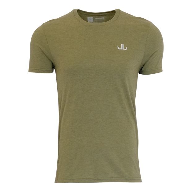 LAKE&LURE OVERLOOK BLEND TEE - UNISEX - Olive Green