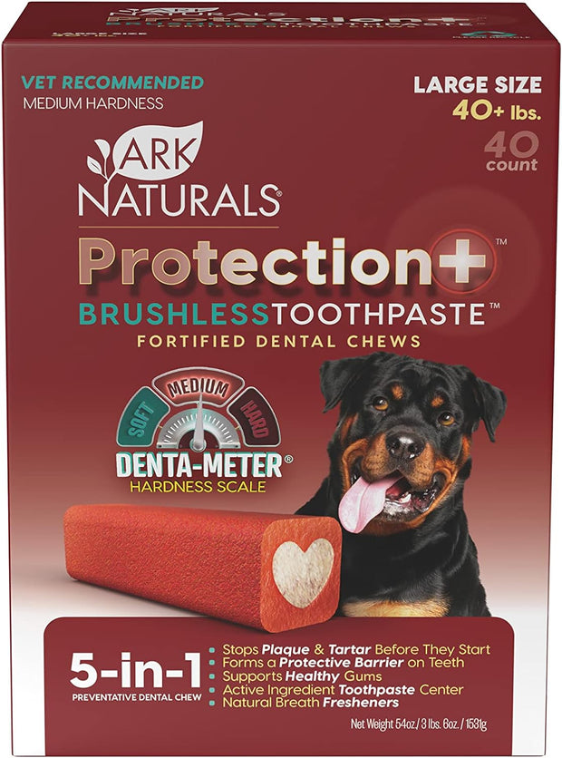 Ark Naturals Brushless Toothpaste Protection Plus Brushless Toothpaste Fortified Dental Chews