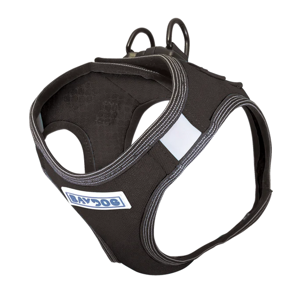 BayDog Liberty Bay Dog Harness- BLACK