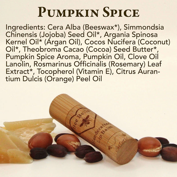 Bee Bella Hand Crafted Lip Balm - Pumpkin Spice