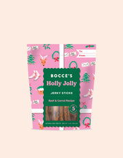 Bocce's Bakery Holly Jolly Jerky Sticks- Beef & Carrot Recipe