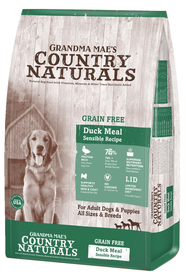 COUNTRY NATURALS Grain Free Duck Dog Food-All Life Stages