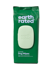 Earth Rated Plant Based Grooming Wipes- 100 Wipes