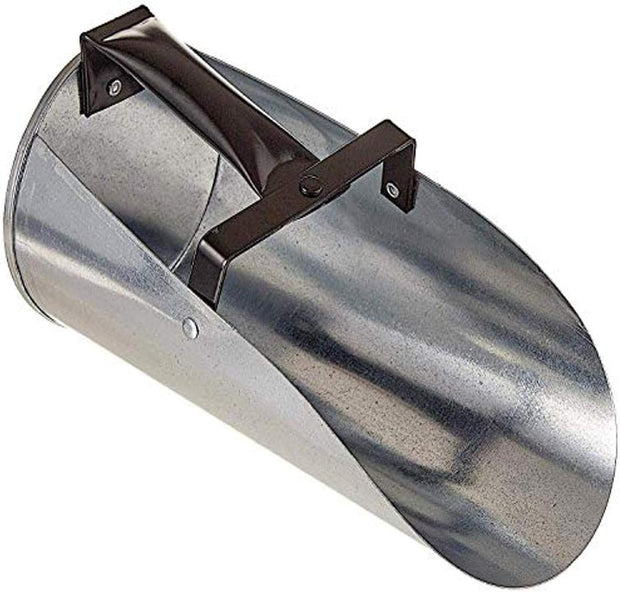 Farm Tuff Galvanized Feed Scoop for Chicken, Livestock, Bird, Farm Animal, Dog and Cat Food