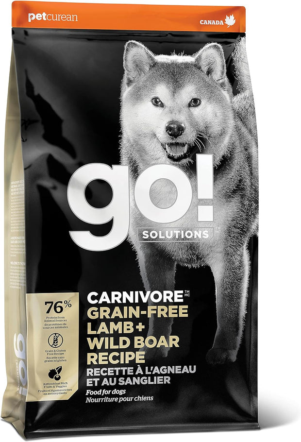 Petcurean Go! Carnivore Grain Free Lamb & Boar Recipe Dry Dog Food