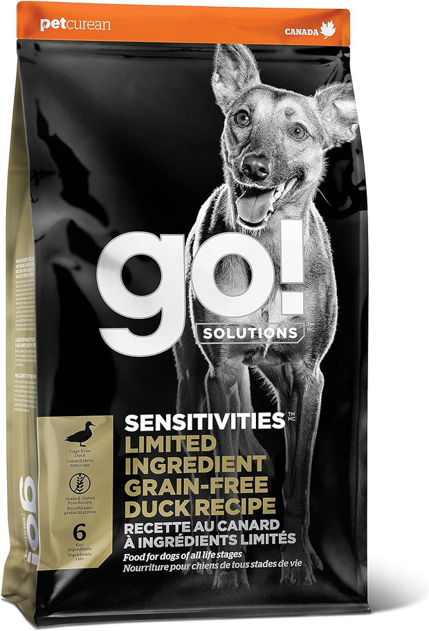 Petcurean Go! Sensitivities Limited Ingredient Grain Free Duck Recipe Dry Dog Food