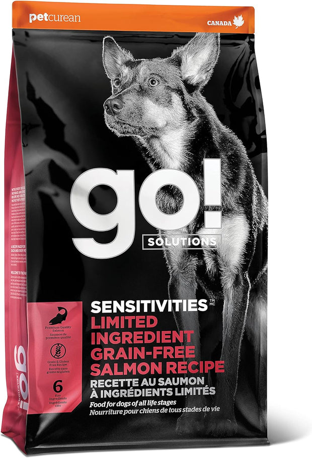 Petcurean Go! Sensitivities Limited Ingredient Grain Free Salmon Recipe Dry Dog Food