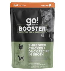 GO! Booster- Weight Management- Shredded Chicken & Duck Recipe in Broth-Cat