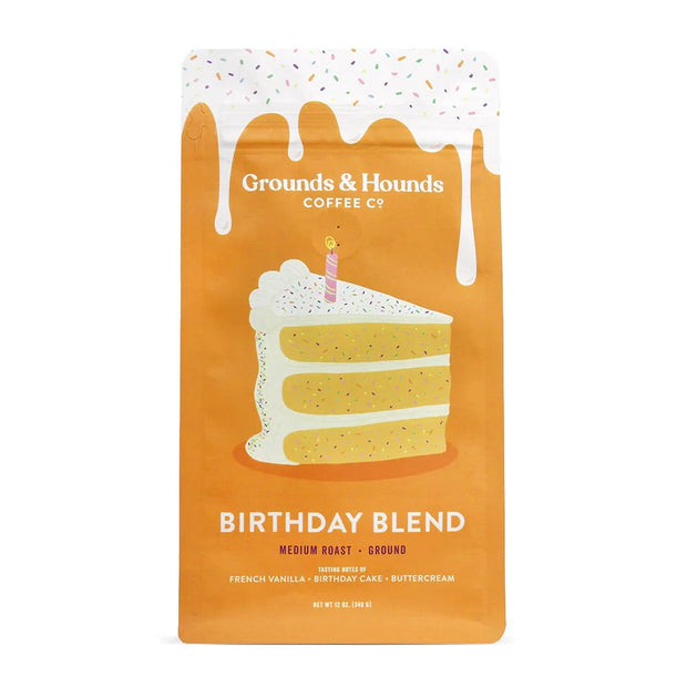 Grounds and Hounds Birthday Blend Medium Roast Coffee