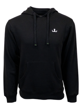 LAKE&LURE Paddle Crew Summit Unisex Fleece Hoodie- Deep Black