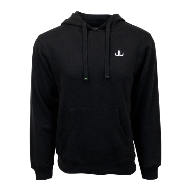 LAKE&LURE Paddle Crew Summit Unisex Fleece Hoodie- Deep Black