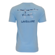 LAKE&LURE PADDLE BOARD PUP COTTON TEE - UNISEX - Salt Water Blue