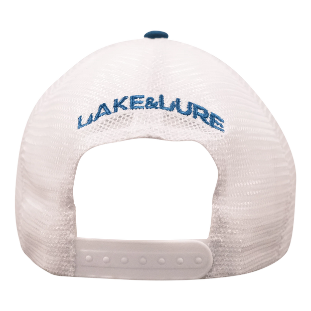 LAKE&LURE Patriot Fish Canvas Hat- Smoke Blue