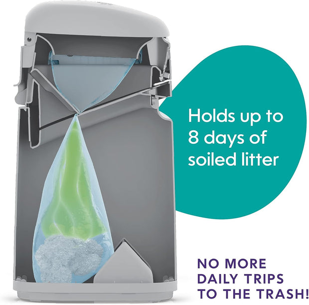 Litter Genie EZ Roll Litter Pail Disposal System