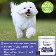 Progility Tear Stain Soft Chew Dog Supplement - Veterinarian Formulated