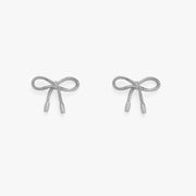 Pura Vida Bow Silver Earrings