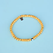 Pura Vida Yellow Hematite Stretch Bracelet