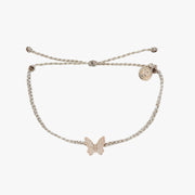 Pura Vida Butterfly in Flight Light Gray Bracelet