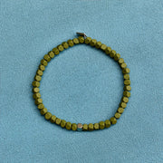 Pura Vida Hunter Green Hematite Stretch Bracelet