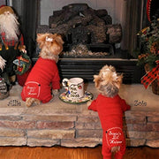 Doggie Designs Santa's Lil' Helper Christmas Dog Embroidered Pajamas