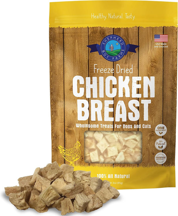 Shepherd Boy Farms Freeze Dried CHICKEN BREAST For Dogs & Cats