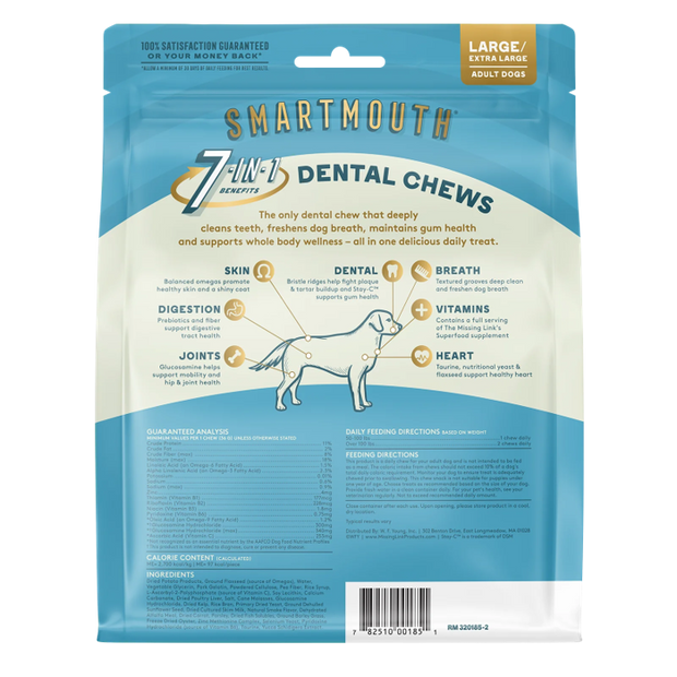 The Missing Link Smartmouth Dog Dental Chews