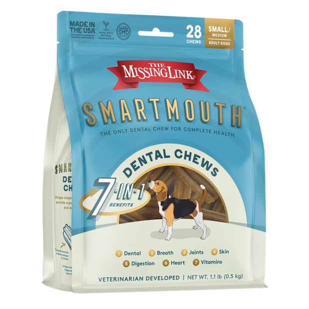 The Missing Link Smartmouth Dog Dental Chews