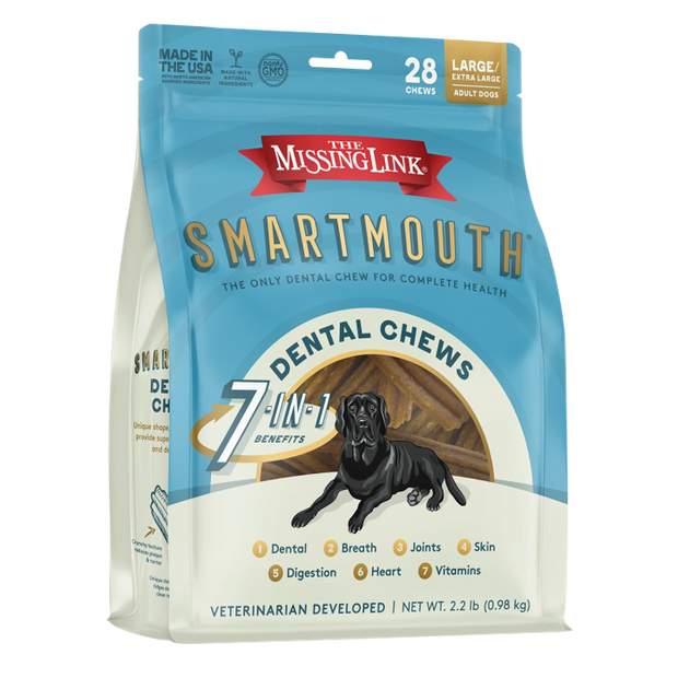 The Missing Link Smartmouth Dog Dental Chews