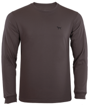 Simply Southern Brown Dog Graphite Gray Long Sleeve