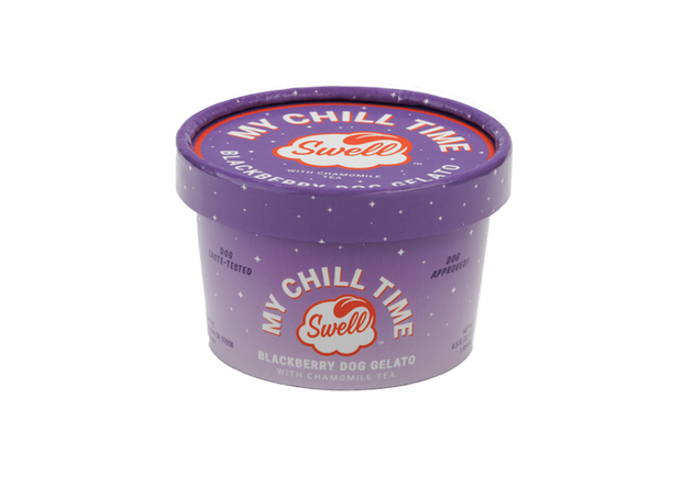 Swell Gelato- Chill Time Blackberry Frozen Gelato for Dogs - 4.5 Oz