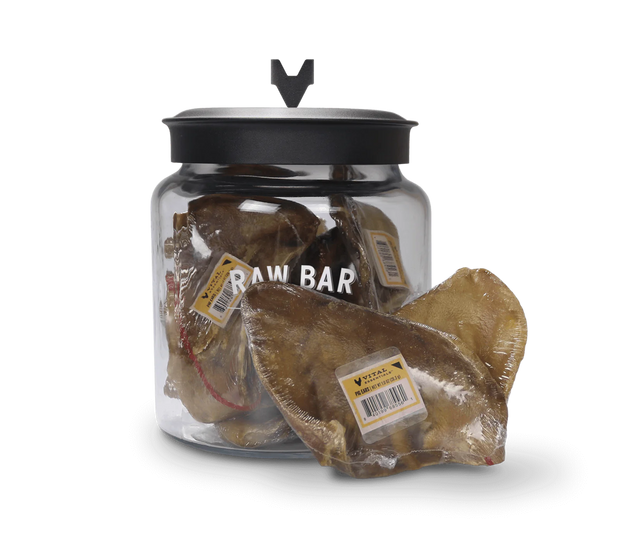 Vital Essentials Raw Bar Pig Ears Freeze Dried Dog Chews