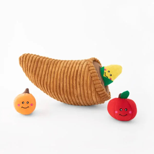 ZIPPY PAWS Cornucopia Interactive Burrow Dog Toy