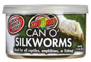 ZOO MED Can O' Silkworms - GREAT FOR PICKY EATERS