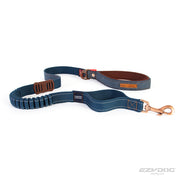 EZYDOG Denim Zero Shock Dog Leash - 48" with Traffic Control