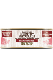 COUNTRY NATURALS Grain Free Salmon Slices in Gravy Canned Cat Food-  For Cats + Kittens