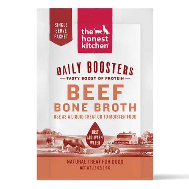 The Honest Kitchen Daily Boosters Beef & Turmeric Instant Bone Broth Topper