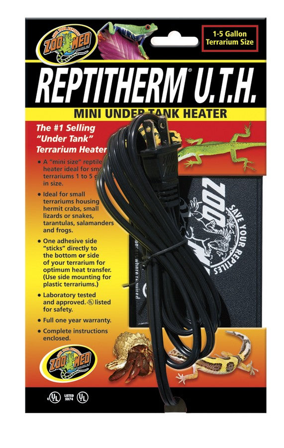 ZOO MED Reptitherm Under Tank Heater -Black