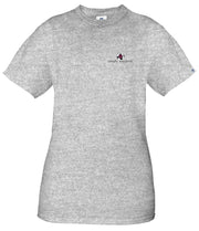 Simply Southern Hair Soccer- Heather Gray Short Sleeve Shirt