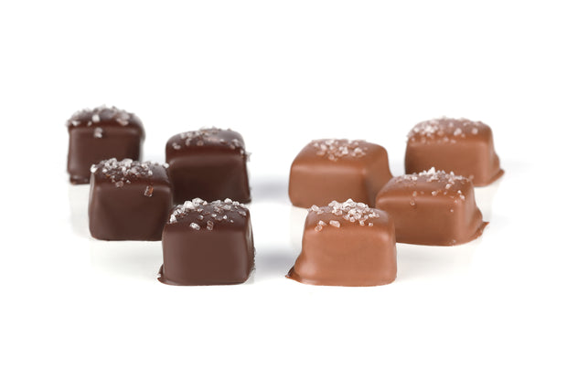 Bomboys Candy - 9 piece Sea Salt Dark/ Milk Chocolate Caramel