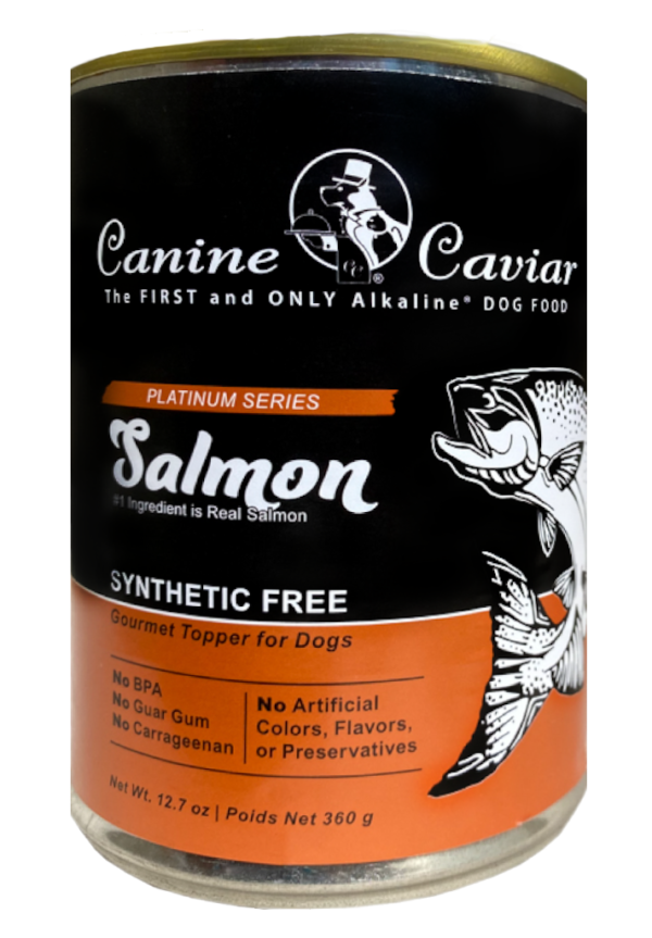 CANINE CAVIAR Synthetic Free 97% Salmon Canned Dog Food