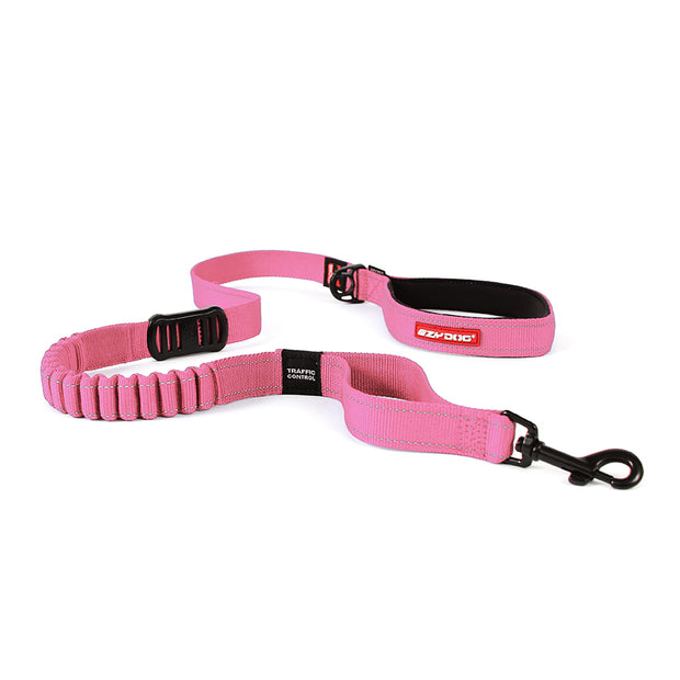 EZYDOG Zero Shock Dog Leash - 72" + Traffic Control - Various Color Options