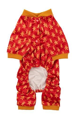 Fuzzyard Naughty Gingerbread Man Dog Pajamas