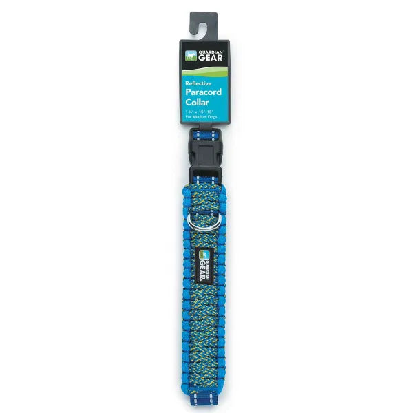 Guardian Gear Paracord Dog Collar- Blue