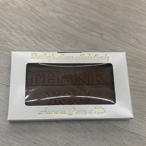 Bomboys Candy - Milk Chocolate ‘Thank You’ Bar