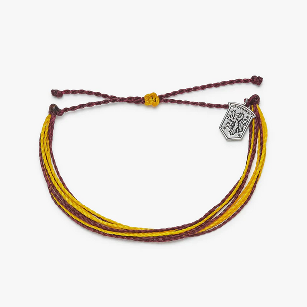 Pura Vida  Gryffindor House Charm Merlot Bracelet